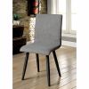 VILHELM I Midcentury Modern Side Chair, Gray, Set of 2