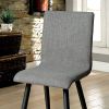 VILHELM I Midcentury Modern Side Chair, Gray, Set of 2