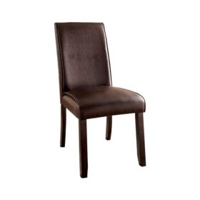 Gladstone I Contemporary Side Chair, Dark Walnut Finish, Set of 2