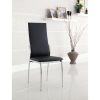 Kalawao Contemporary Side Chair, Black Finish, Set of 2