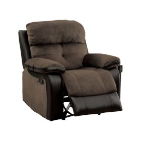 HADLEY I Transitional 1 Recliner Chair, Brown