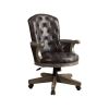 Yelena Height Adjustable Arm Chair in Gray and Black