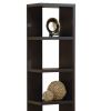 Simple And Stylish Corner Display Cabinet, Brown