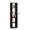Simple And Stylish Corner Display Cabinet, Brown