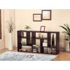 Elegant  Display Cabinet /TV Stand With 9 Open Shelves.