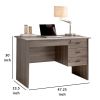 Adorning Contemporary Style Office Desk , Gray