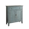 Winchell Antiqued Console Table, Antique Blue