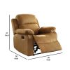 Parklon Recliner , Brown Microfiber