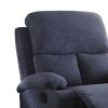 Rosia Comfy Recliner , Blue Linen