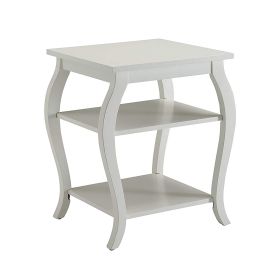 Becci End Table, White