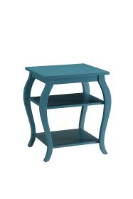Becci End Table, Teal