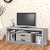 Fantastic Gray driftwood tv console