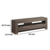 Fine Looking weathered Gray tv console