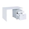 Gorgeous white Wooden desk with cabinet