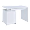 Gorgeous white Wooden desk with cabinet