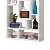 Fantastic Geometric Cubed Rectangular bookcase, White