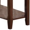 Astounding Side Table, Dark Cherry Brown