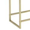 Astonishing Side Table, White & Gold