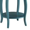 Affiable Side Table, Teal Blue