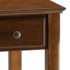 Smart Looking Side Table, Walnut Brown