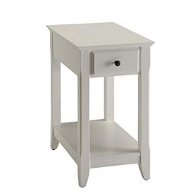 Affiable Side Table, White