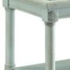 Wooden Serving Tray Table, Antique Green