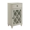 Faddish Side Table, White