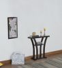 Wooden Console Table With 1 Shelf, Dark Espresso