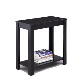 Minimalistic  designed Wooden Chairside Table, Black