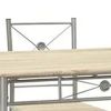 Sturdy Dining Table In A set Of Five, Silver