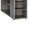 Modern Style Wooden Office Desk, Gray