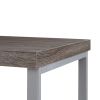 Modish Office Desk with File Drawer, Gray