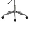 Contemporary Mid Back Desk Chair, Gray