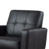 High toned Accent Chair, Black