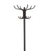 Metal Coat Rack With Umbrella Stand, Black
