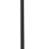 Metal Coat Rack With Umbrella Stand, Black