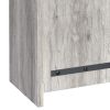 Spacious Wooden Accent Cabinet, Gray