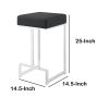 Metal Counter Height Stool, Black