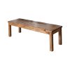 Old style Wood bench, Brown