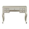 Cherub Vanity Set Featuring Stool And Mirror Silver