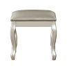 Cherub Vanity Set Featuring Stool And Mirror Silver