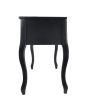 Cherub Vanity Set Featuring Stool And Mirror Black