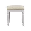 Seraph Vanity Set Featuring Stool And Mirror White