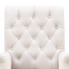 William Parson Side Dining Chair, Beige & Smokey Black