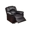Bonded Leather Rocker/Recliner Black