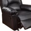 Bonded Leather Rocker/Recliner Black