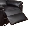 Bonded Leather Rocker/Recliner Black