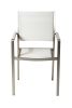Aluminium Frame Dining Chair Set of 6 White