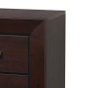 Chic Side Nightstand, Dark Cocoa Brown