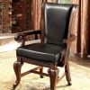 Majestic Contemporary Arm Chair Brown Pack of 2